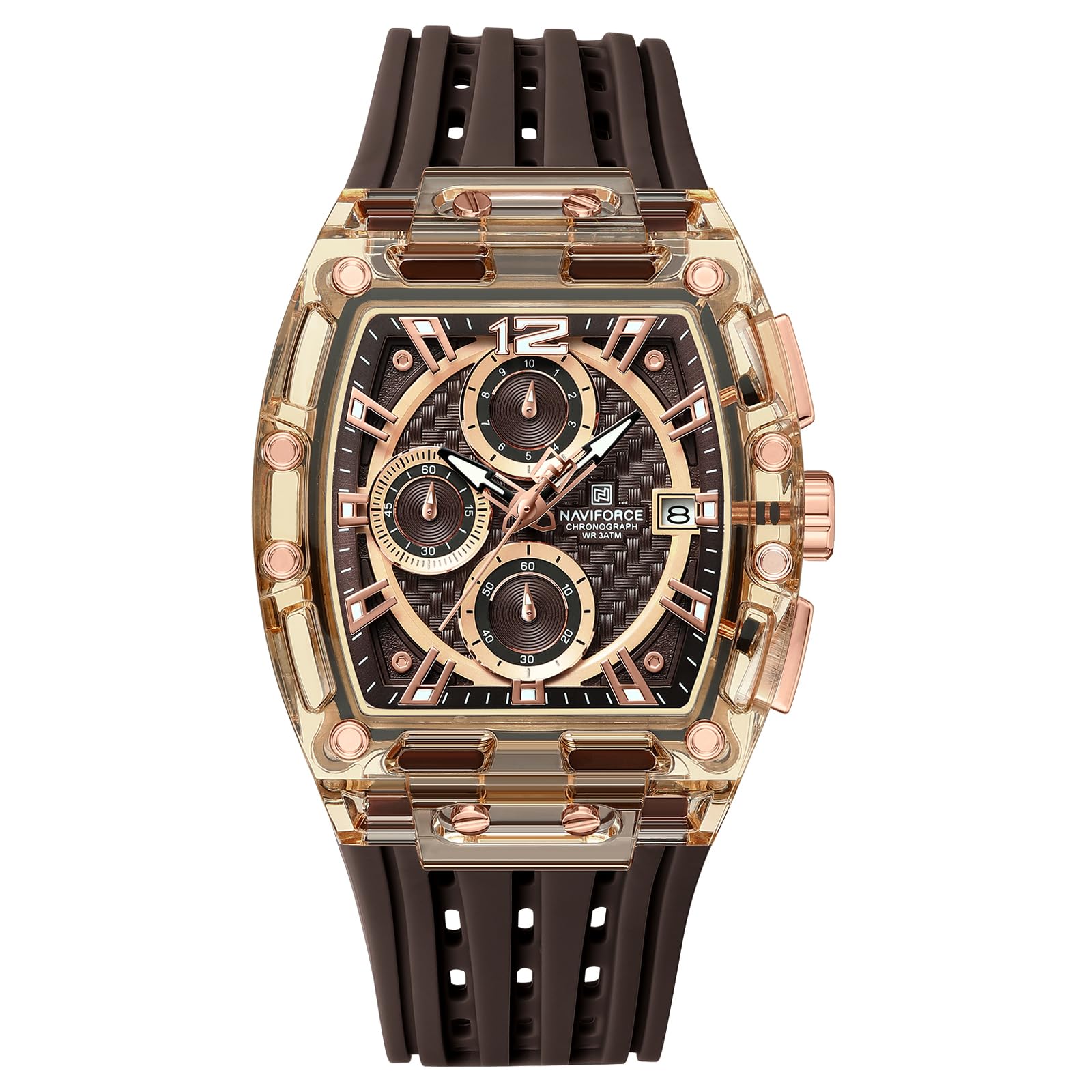 naviforce NF7105 Classic Luminous Hand Choronograph Analog Watch-picture-28