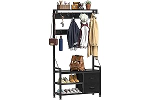 Lulive Hall Tree: Ultimate Storage Solution for Small Entryways