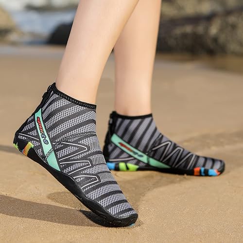 Miniatura 7 de Zapatos de playa para agua húmeda para hombre y mujer, botas de neopreno de secado rápido, para natación, surf, playa, barco, esnórquel, buceo,