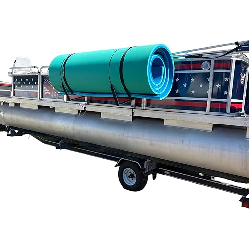 Pontoon Boat Water Mat Solution w/Storage Rack