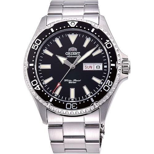 Orient Mens Analogue Automatic Watch with Stainless Steel Strap RA-AA0001B19B, Black, Bracelet