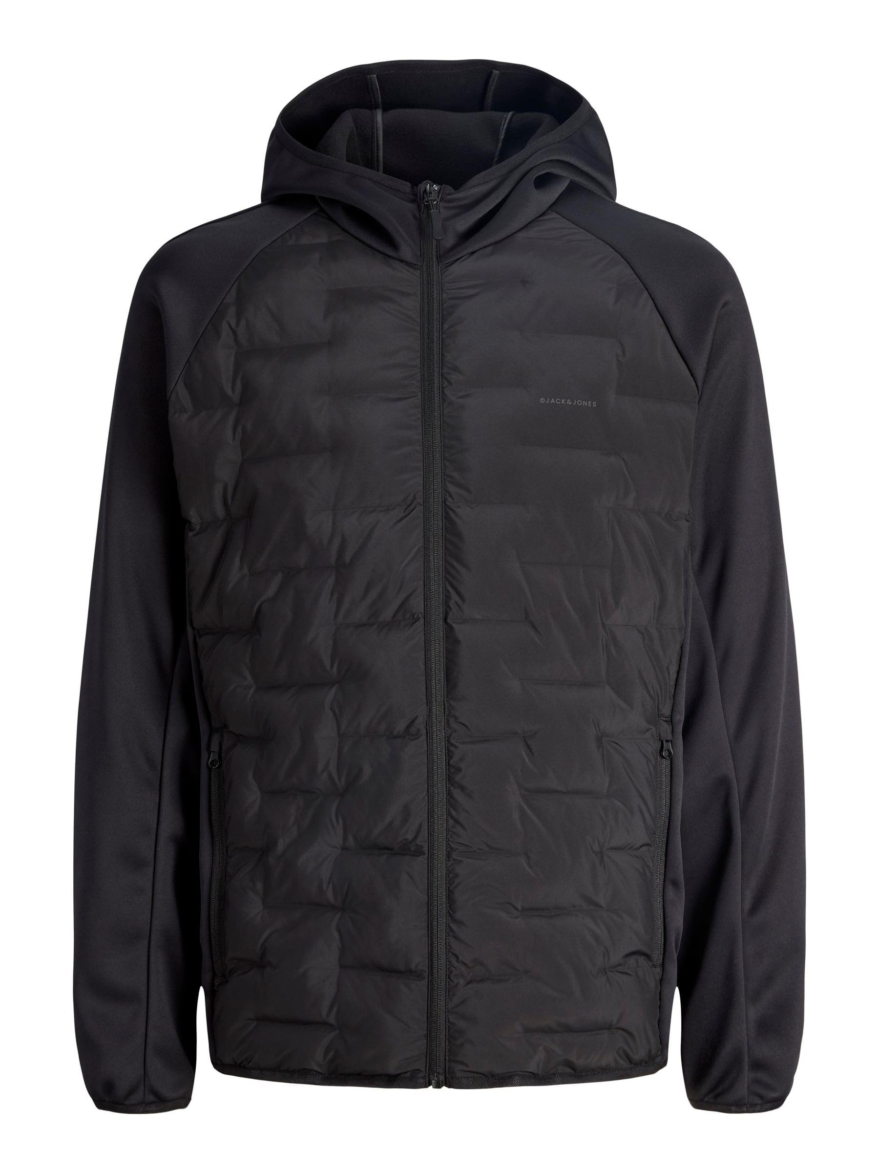 JACK & JONES Jjeperfect Hybrid Jacket Noos, black, M