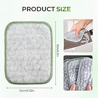 Vista 5 de Trapos multiusos de alambre para lavar platos en húmedo y seco, almohadillas de metal reutilizables 2026, paños de esponja, toallas limpias, paño