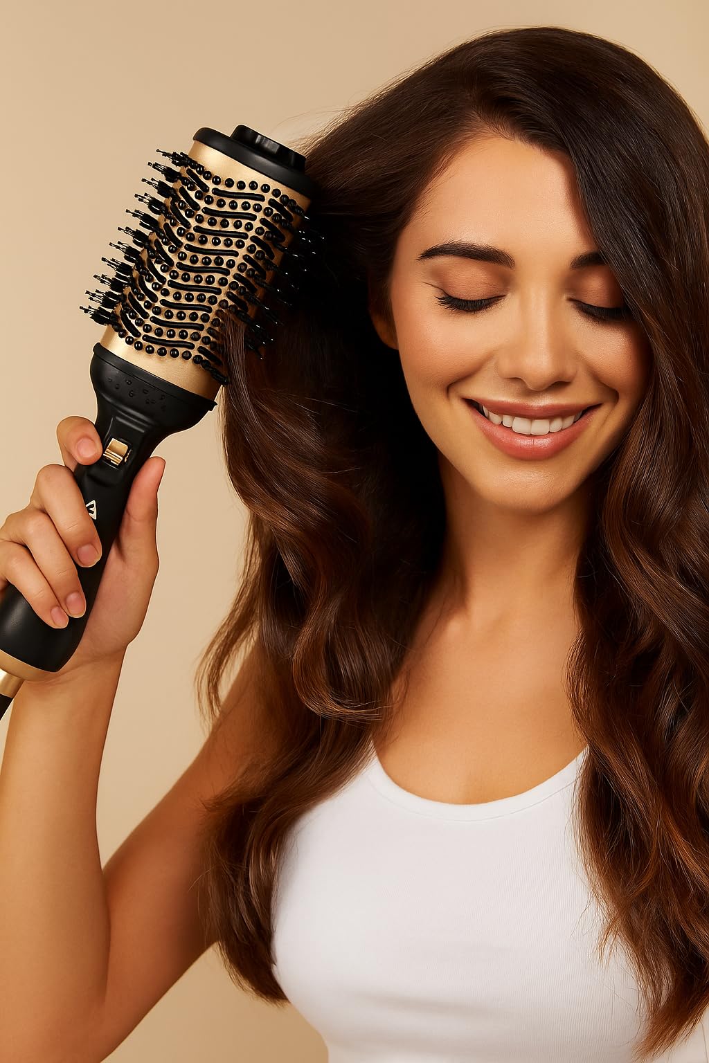 Rotschopf24 Efalock BIG HOT BRUSH Warmluftbürste Ionen Keramik + Tasche