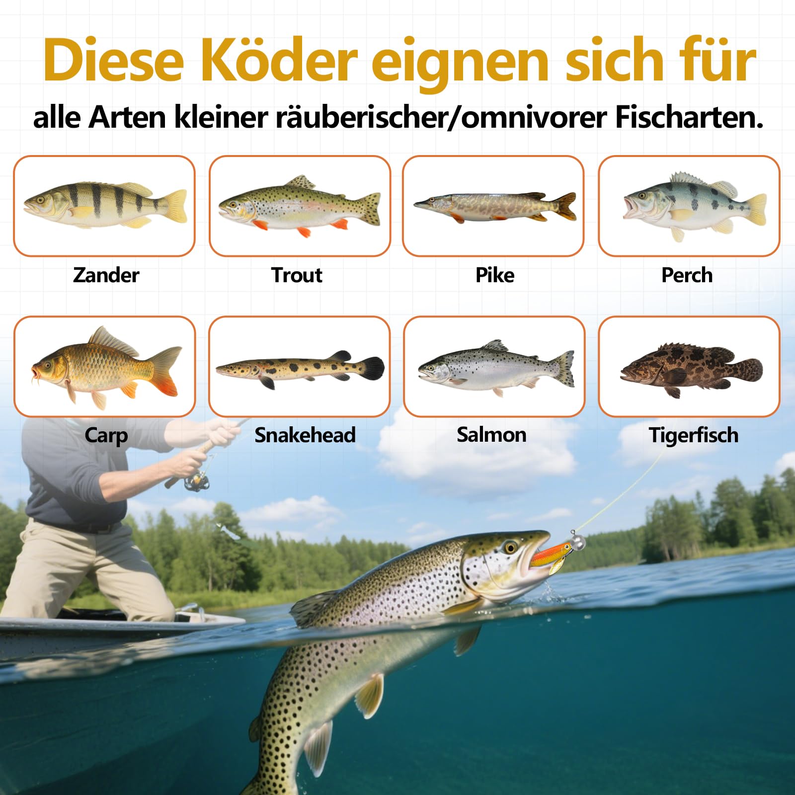 Señuelos de pesca de goma para trucha, lucioperca, perca, cebo artificial, equipo de pesca, juegos de pesca, cabezas para anzuelos con cabeza redonda, regalos de pesca para hombres, para agua