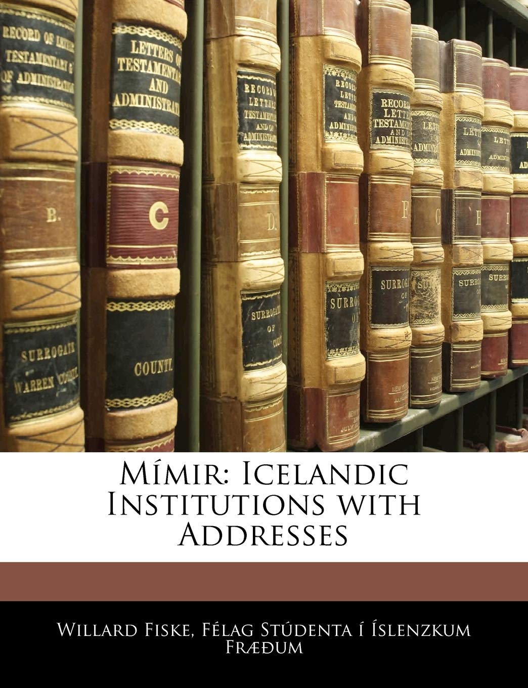 Mmir: Icelandic Institutions with Addresses