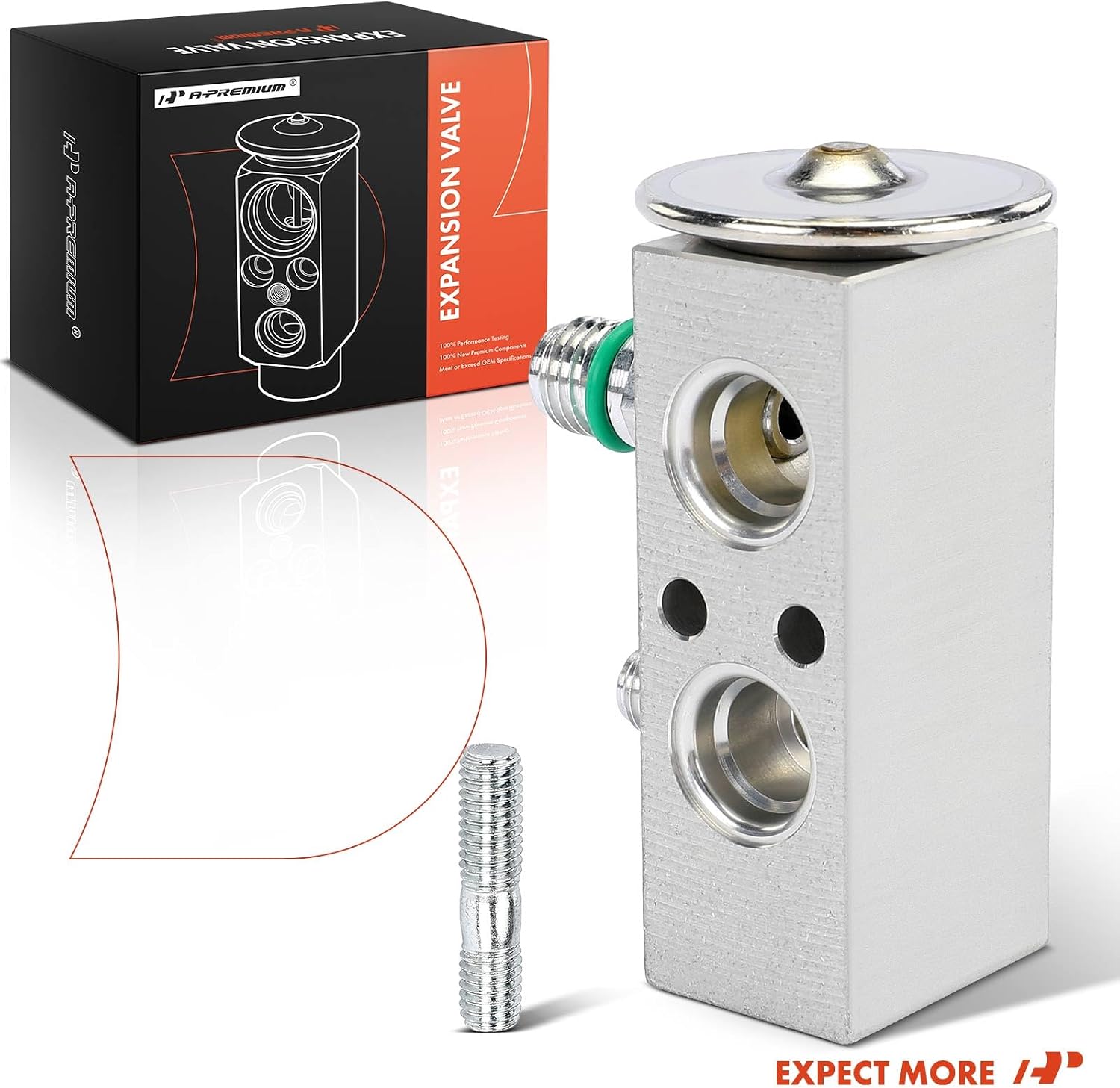A-Premium AC Expansion Valve Compatible with Peterbilt 220/387/397/210/320/325/330/365/367/384/386/388/389/335/340/337/348/357/385/382/587 & Kenworth T2000