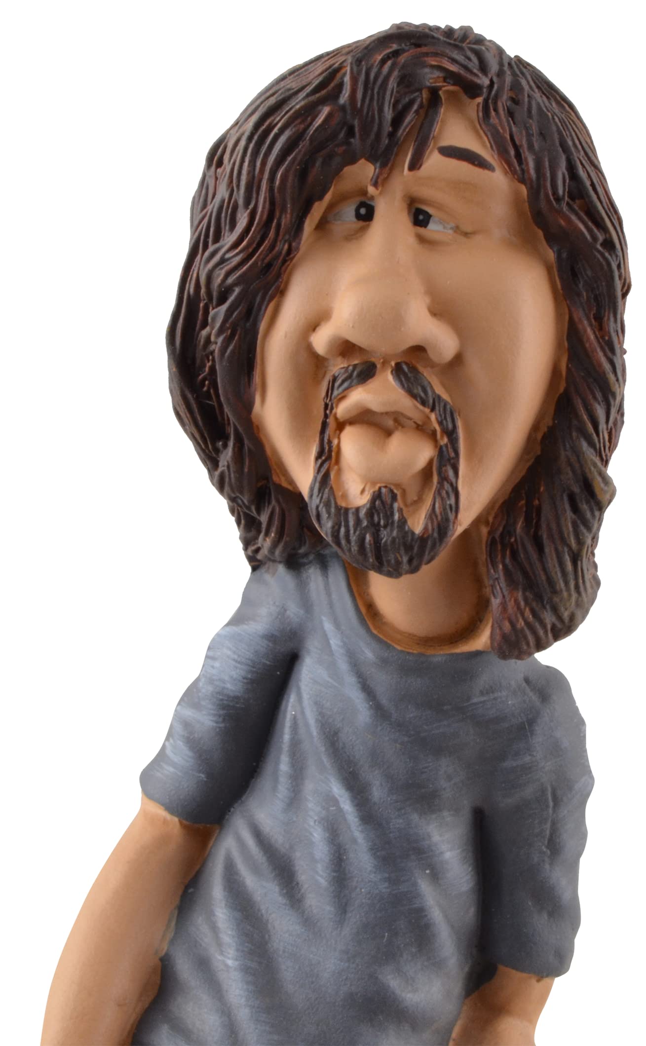 Figurine Funny Live Rockstar Brian - Sculpture Caricature Warren Stratford - Polyresine Peinte Main - 15 Cm