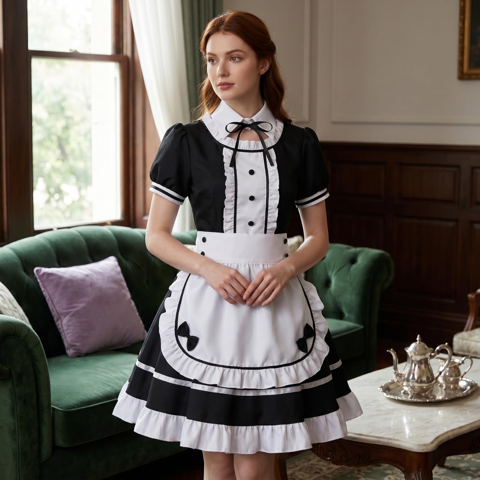 Costume de soubrette pour femme