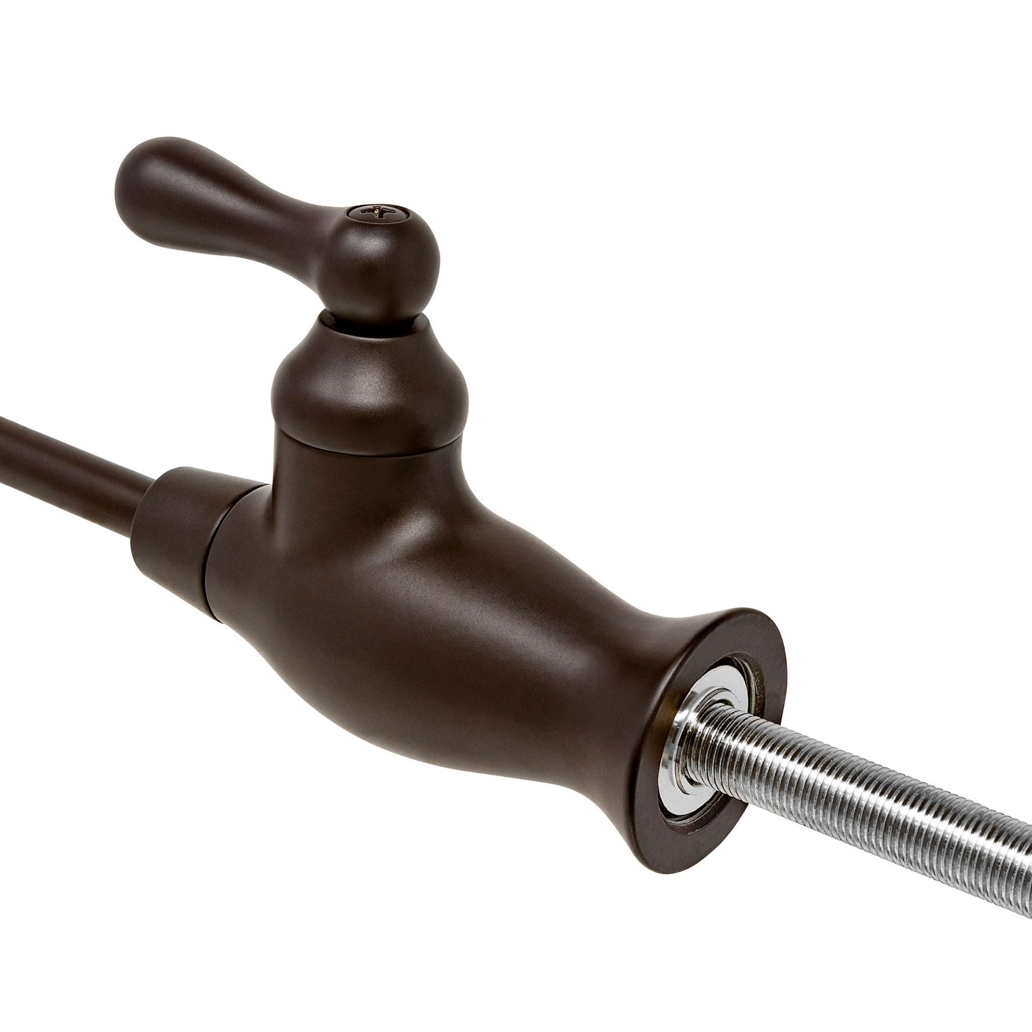 Metpure Grifo RO sin espacio de aire, sistema de filtración de agua potable, sistema de filtración de agua potable, boquilla dispensadora de agua (bronce aceitado oscuro). Estilo jarrón con llave de