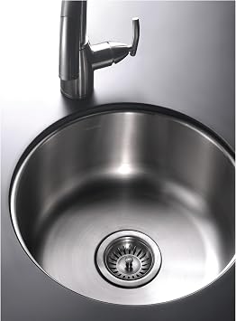 Houzer 18 Stainless Steel Undermount Round Bar Sink, 40 Pack