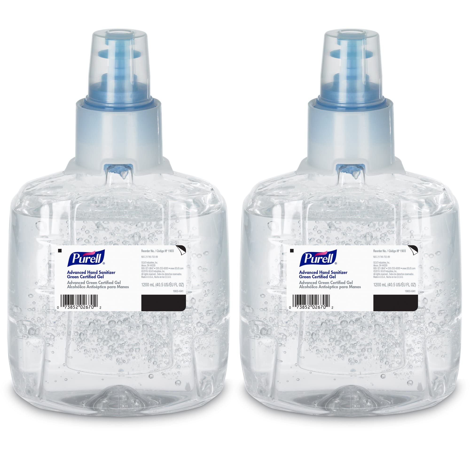 Amazon.com : Gojo PURELL 1903-02 LTX Refill, Advanced Green