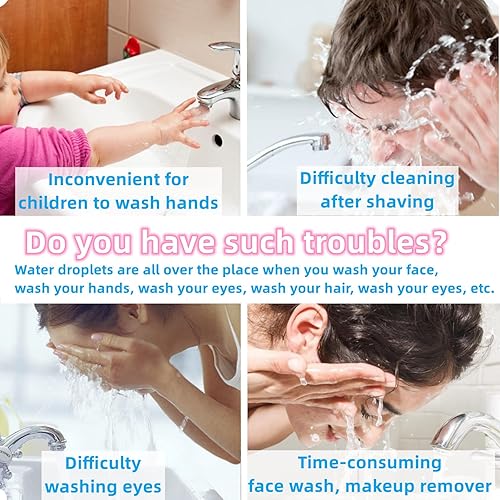 Miniatura 3 de Accesorio de ducha para perro tope de agua con un botón con cepillo suave accesorio de manguera de lavado de perro accesorio de grifo de fregadero