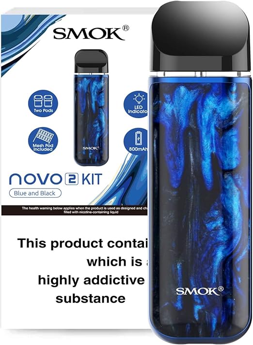 SMOK NOVO 2 E Cigarette Vape Starter Kit POD System 2mL No Nicotine