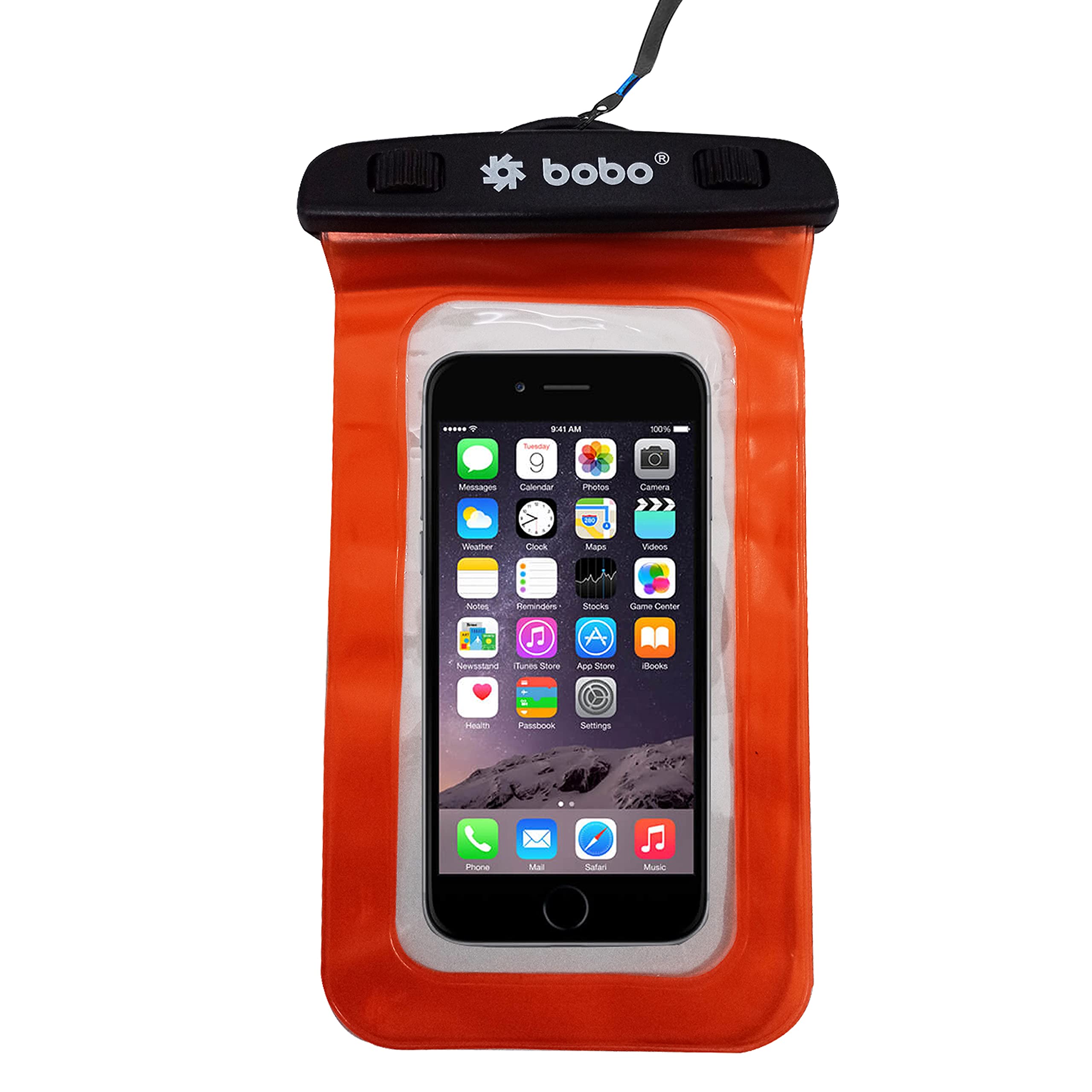 BOBO Universal Waterproof Pouch (Big Size) Cellphone Dry Bag Case for Smartphone – Orange (Pack of 1)-image-23