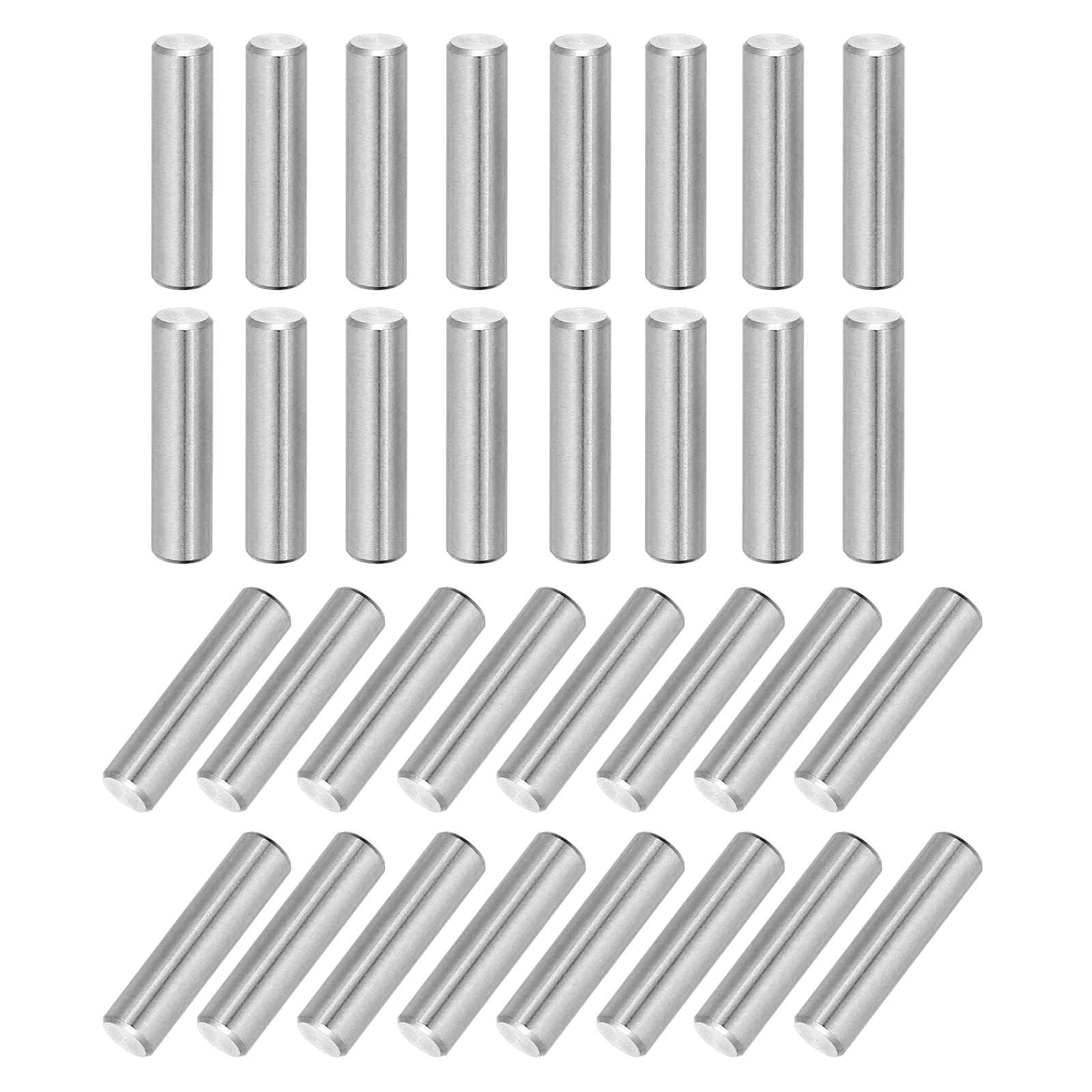 MECCANIXITY 14Pcs Dowel Pin 6mm x 70mm Shelf Support Pin 304 Stainless Steel Shelf Pegs for Shelves Cabinets Furniture Nickel Plated, Silver Tone — Amazon image 23