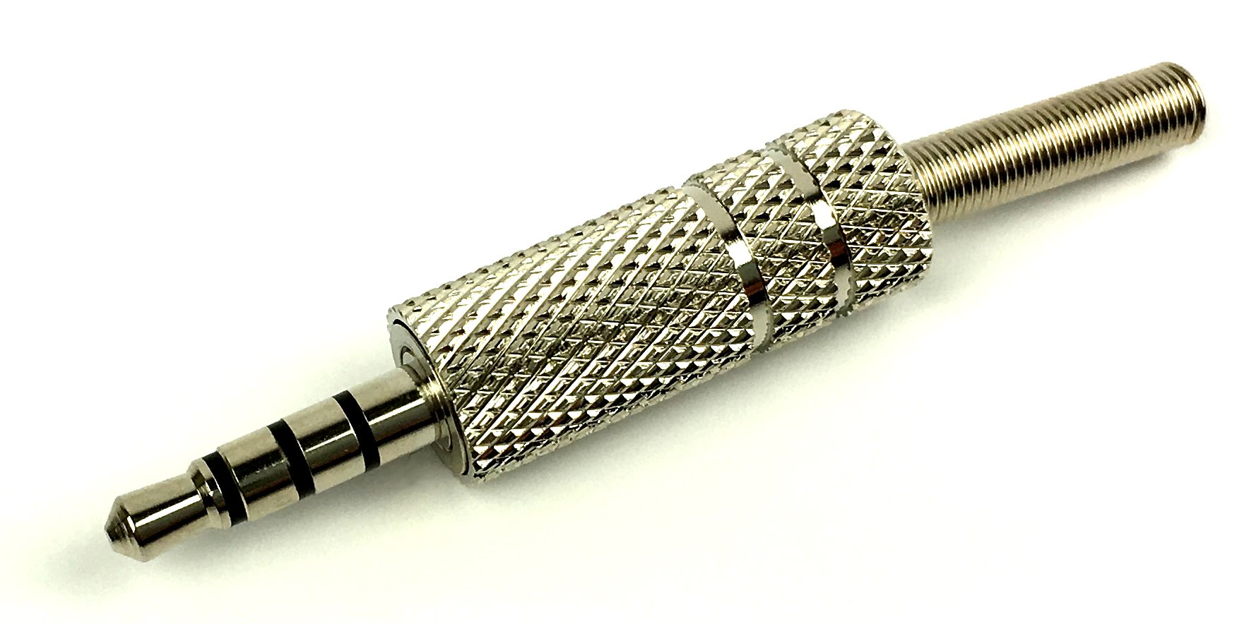 10 Connettori Jack 3.5mm Stereo TRS Maschio Placcati Oro | Con Rilascio A Molla | CablesOnline CN-010G-10