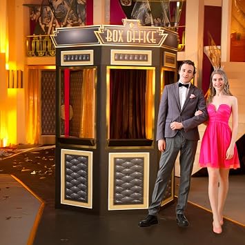 Anderson's Two Please, Cinema Ticket Booth Kit - Hollywood Theme Party Prop
