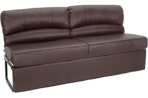 Durably Built RecPro Charles RV Jackknife Sofa for Enhanced RV Comfort