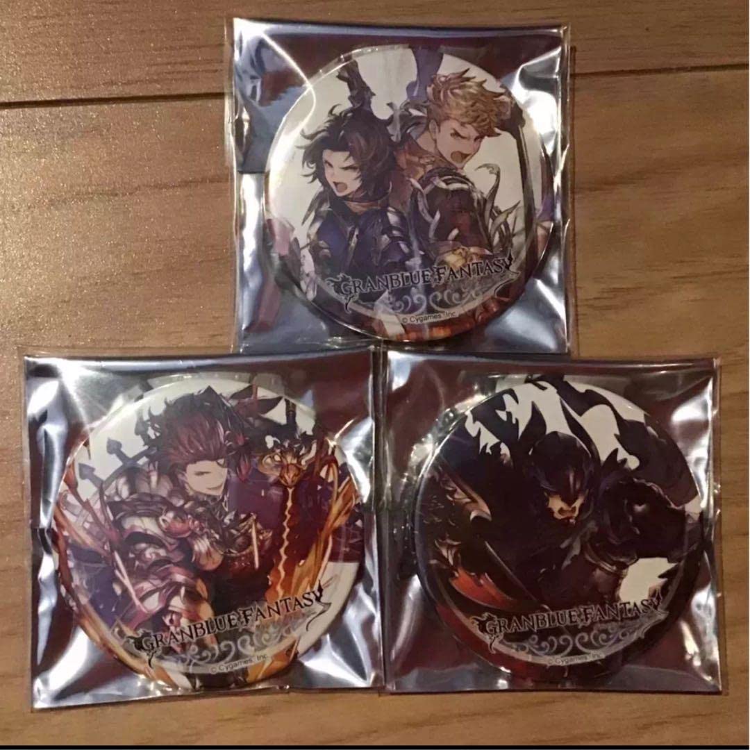 グラブル ハート型缶バッジ モニカ 53点