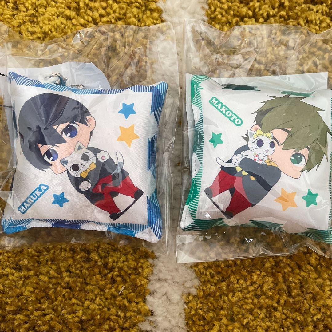 Free! ハイスピード　クッションストラップ　ミニクッションストラップ遙　真琴 Amazon.co.jp: Free! ミニクッションストラップ 2点セット ハイ