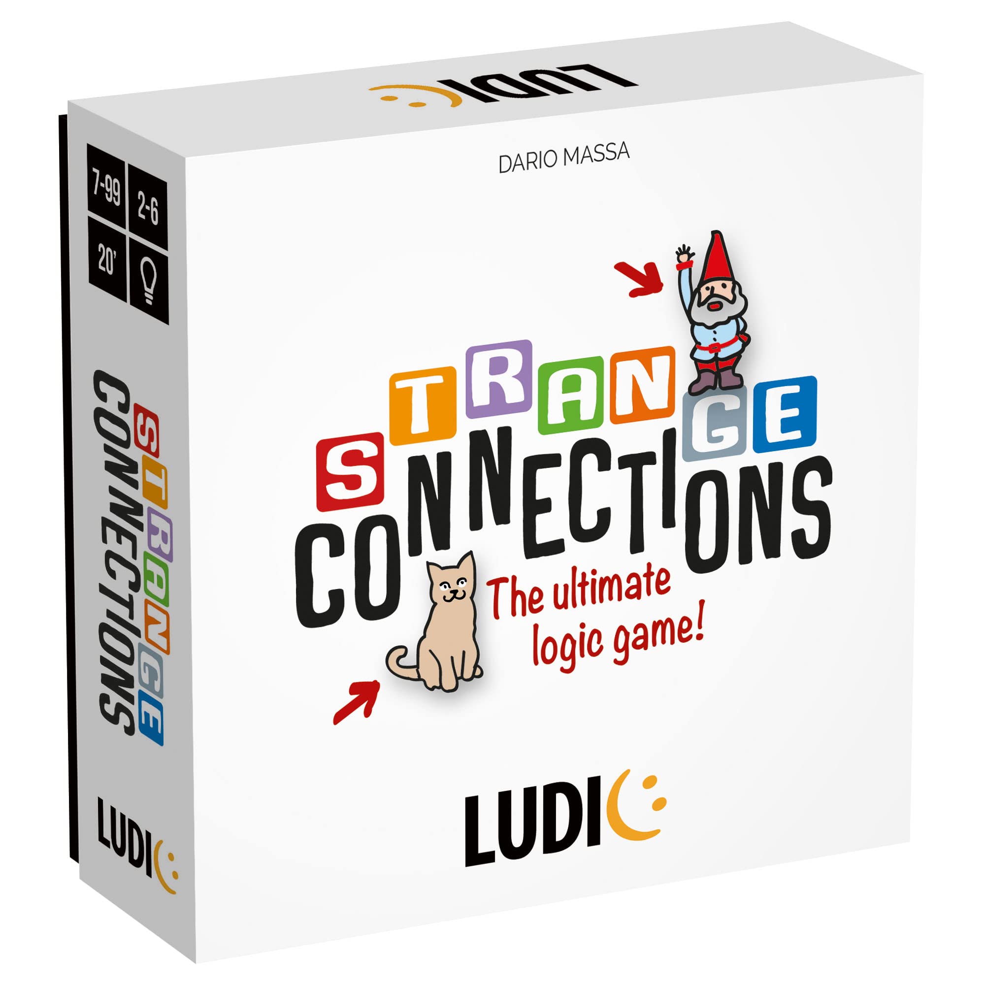 Ludic Strange Connections A Logical-Creative Challenge Mu53450 Family Society Game for 2-6 Players Made in Italy