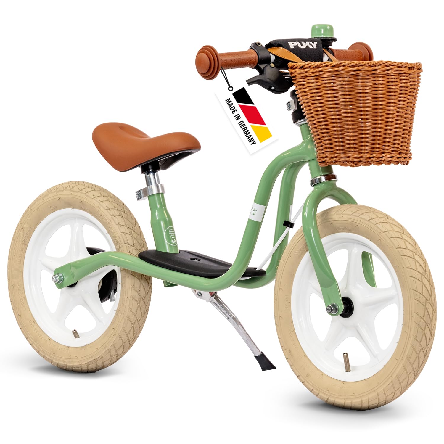 PUKY LR L Classic Retro Grün – Lauflernrad für Kinder ab 2,5 Jahren