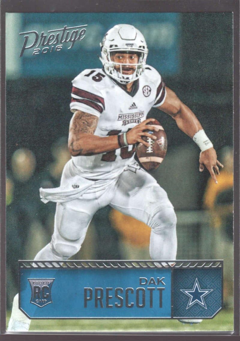 2016 Prestige Rookies #206 Dak Prescott RC Cowboys Football