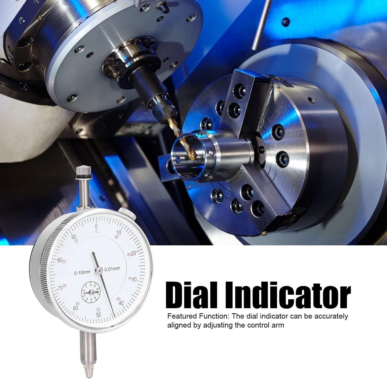 Indicateur à Cadran De Précision 0-10mm - Test Métrique Professionnel