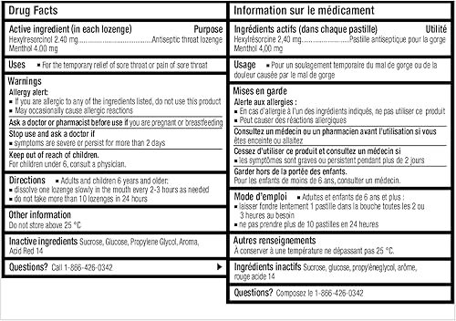 Miniatura 4 de STREPSILS Pastillas extra para el dolor de garganta - cereza negra (Canadá)