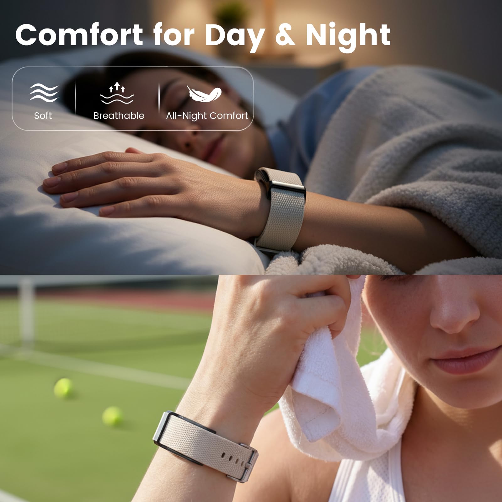 BlackPro Cinturino di ricambio in silicone compatibile con Hume Band, morbido e impermeabile, regolabile, per fitness tracker Hume Health, uomo e donna