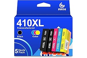 "410XL" 5-Pack Remanufactured Ink Cartridges for Epson Expression XP-7100 XP-830 XP-640