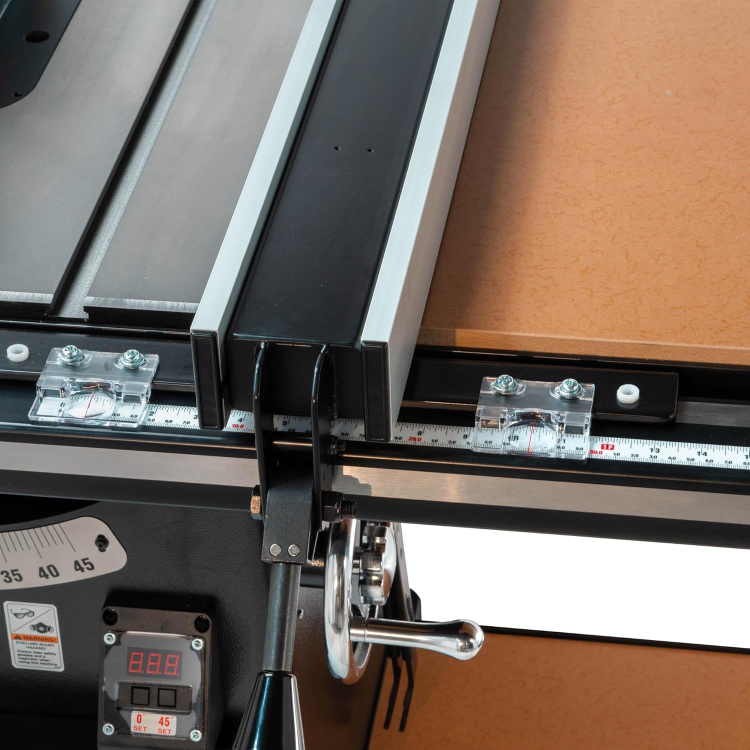 Grizzly Industrial G0652-10" 5 HP 3-Phase Heavy-Duty Cabinet Table Saw with Riving Knife