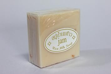 Jasmine Rice Milk Moisturizing Herbal Natural Soap With Coconut Oil, For Face & Body by Jam
