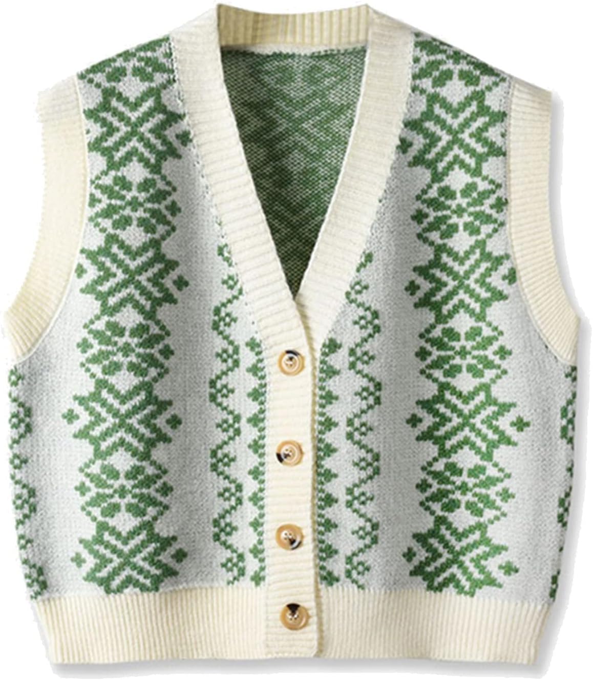 レディースニットベスト 秋冬セーターベスト女性ビンテージVネックシングルブレストニットベスト女性ノースリーブジャケット レディース袖