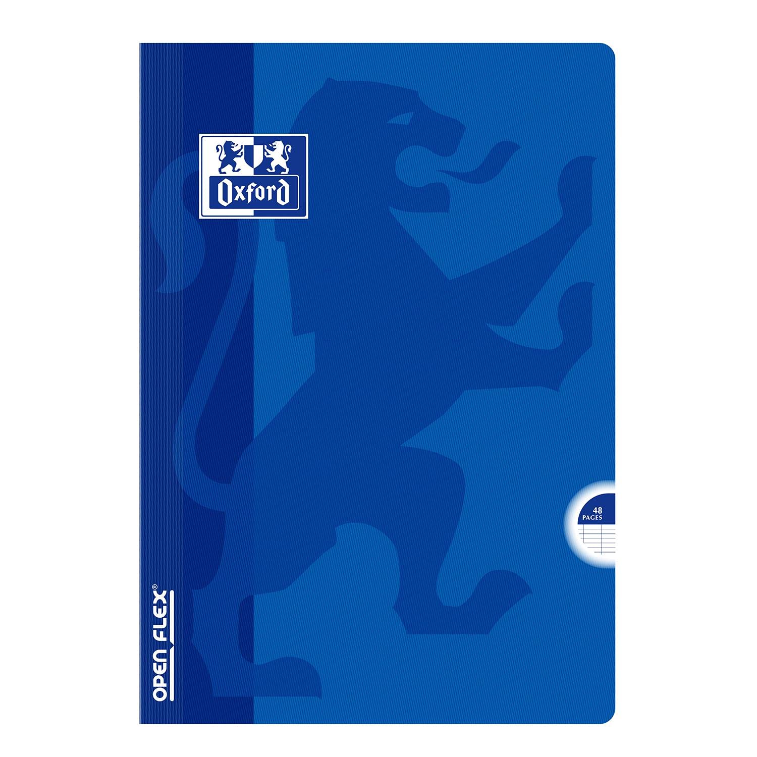 OXFORD Lot de 10 Cahiers OPENFLEX agrafé A4 48 pages grands carreaux 90g coloris aléatoire