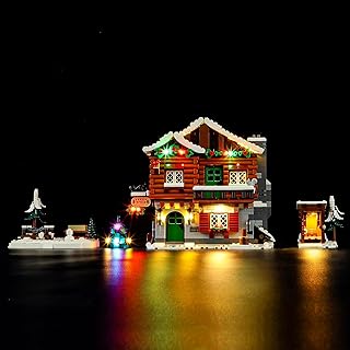 YEABRICKS LED Light for Lego-10325 Icons Alpine Lodge Building Blocks Model (Lego Set NOT Included)