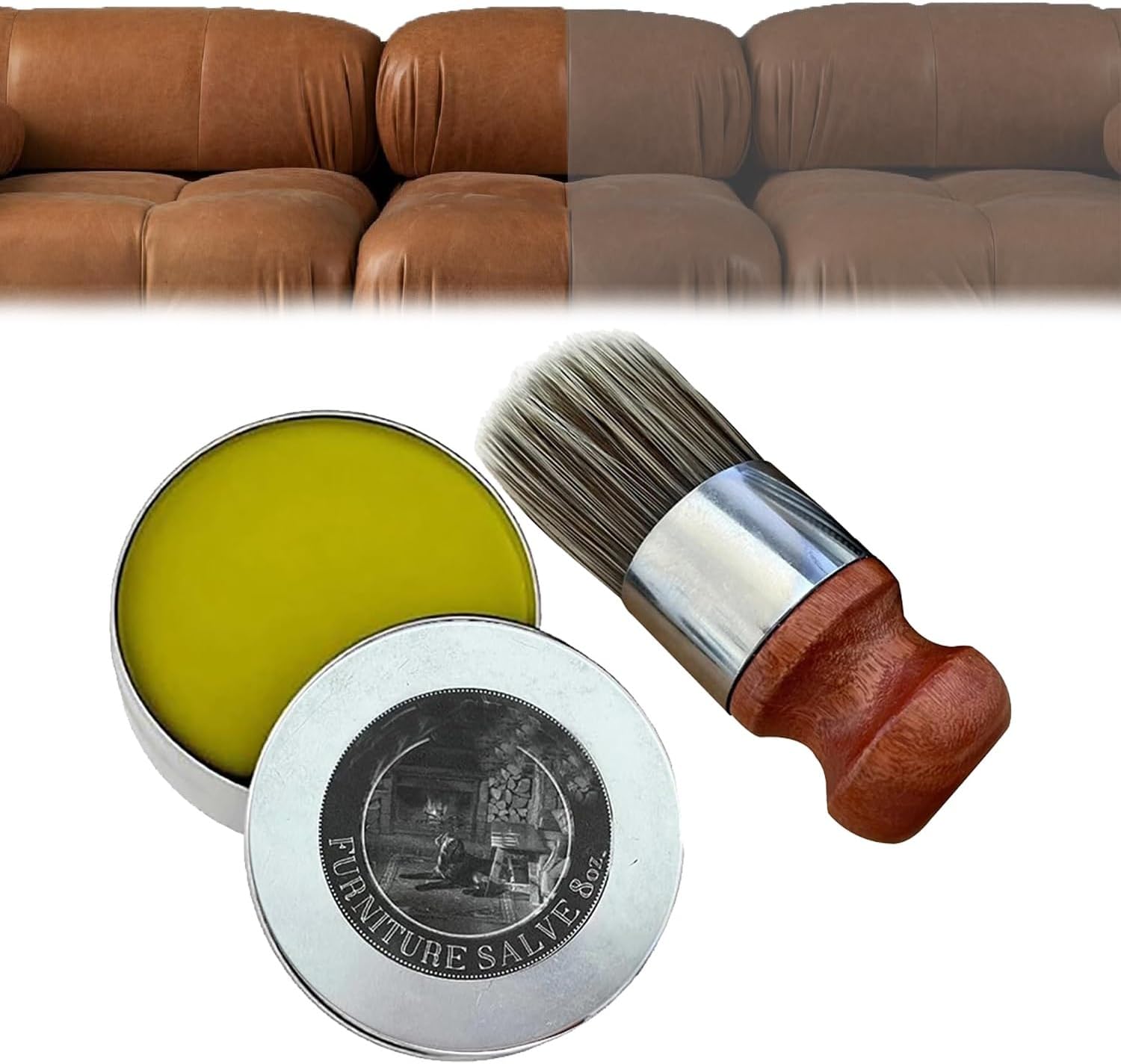 Wise Owl Furniture Salve, Furniture Salve for Leather, Wise