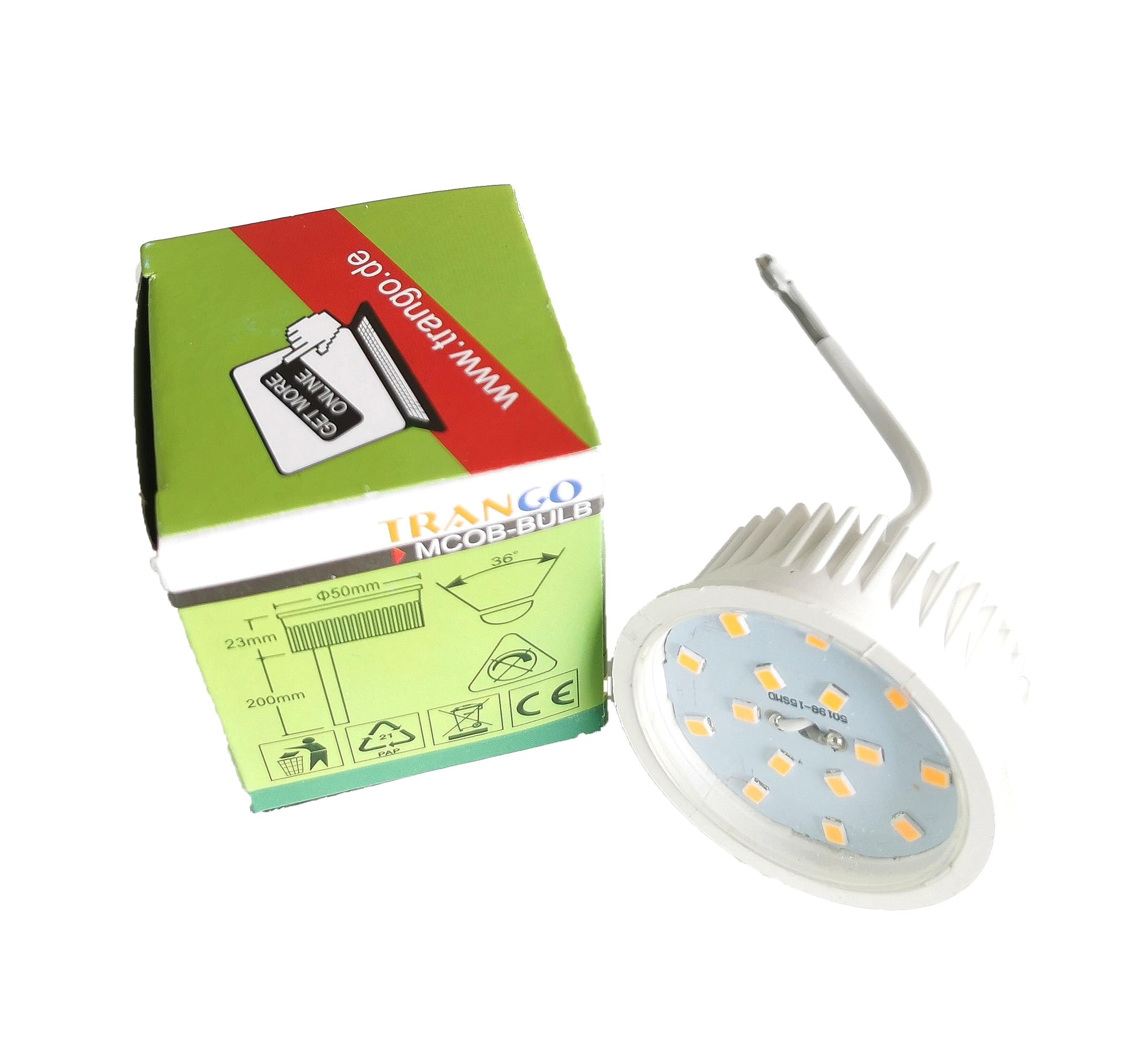 6 Ensemble Spot À Led Encastré Tg6729-062Smo En Alu Carré