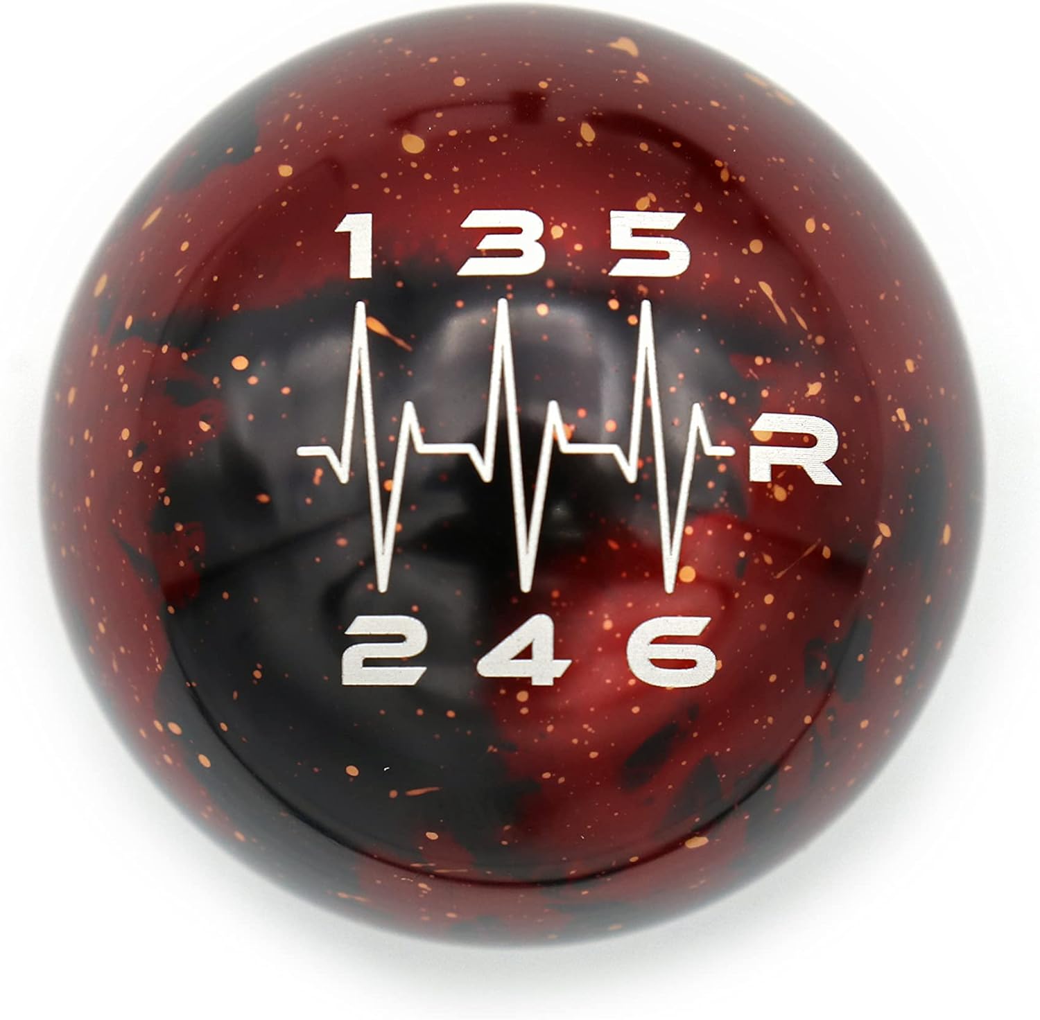 Billetworkz Cosmic Space Heartbeat Shift Knob Compatible with Honda Civic Si/Type R