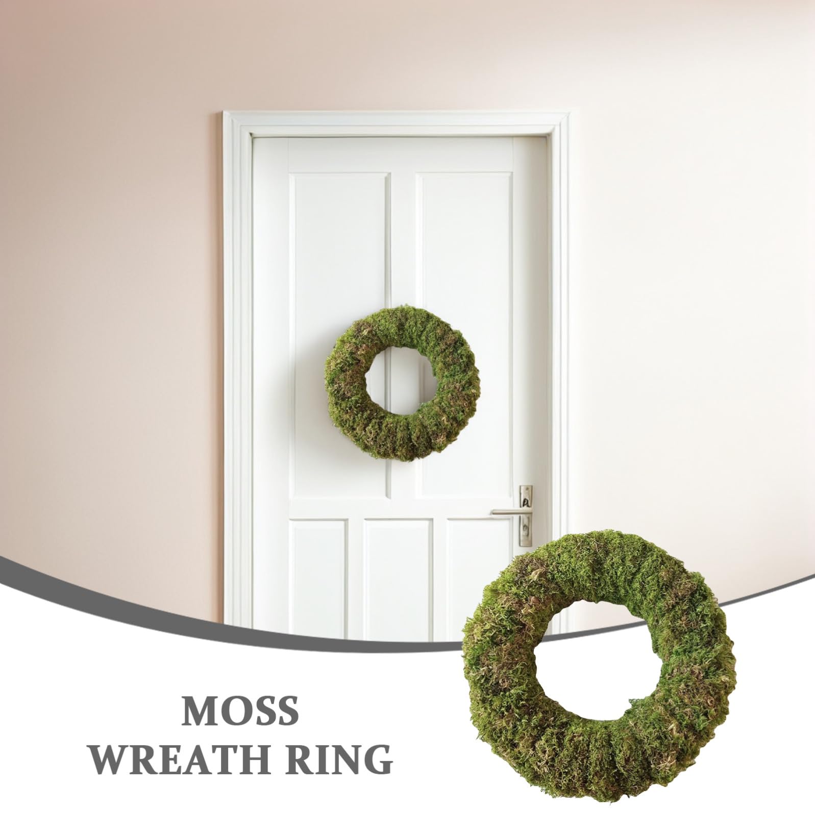 Selbstgemacht Mooskranzring Rattan Selbstgemacht Kranzrahmen 30cm Pflanzenring Für Weihnachts Und Feiertagsdeko