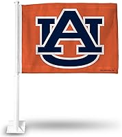 Vista 82 de Rico Industries Bandera de coche de doble cara de la NCAA, gran accesorio para automóvil