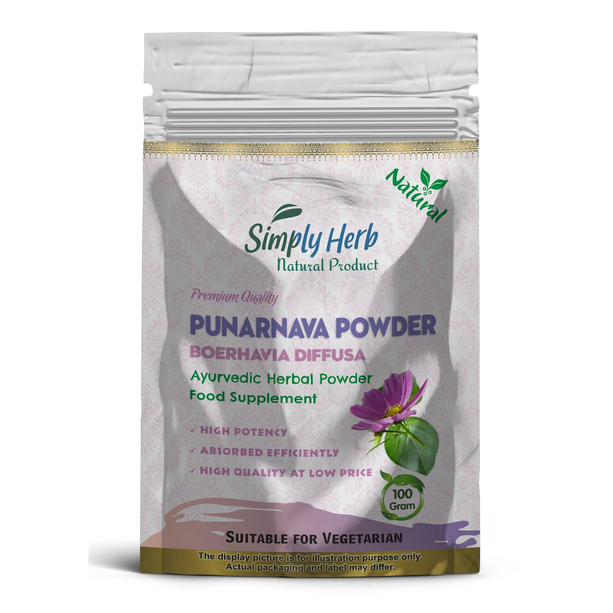 Polvere di Punarnava (100 grammi)