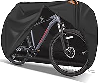 Vista 9 de Zettum Funda de bicicleta para 1 bicicleta, 600D, para almacenamiento al aire libre, impermeable y resistente, funda de bicicleta para bicicleta