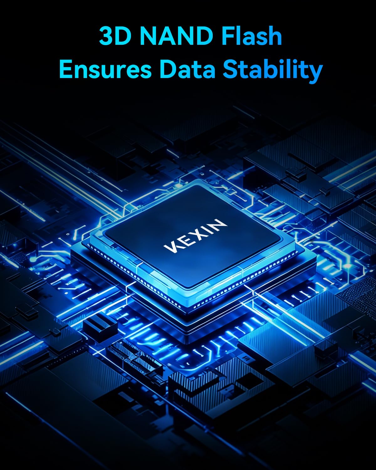 KEXIN 2.5" SATA III Internal SSD 64GB - Up to 280MB/s Read and 250MB/s Write Speed, High Speed SSD for Laptop and Desktop PC - 5