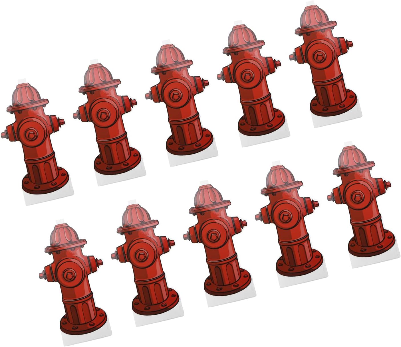 10Pcs Dog Pee Pad Trainer, Fire Hydrant for Dogs to Pee On