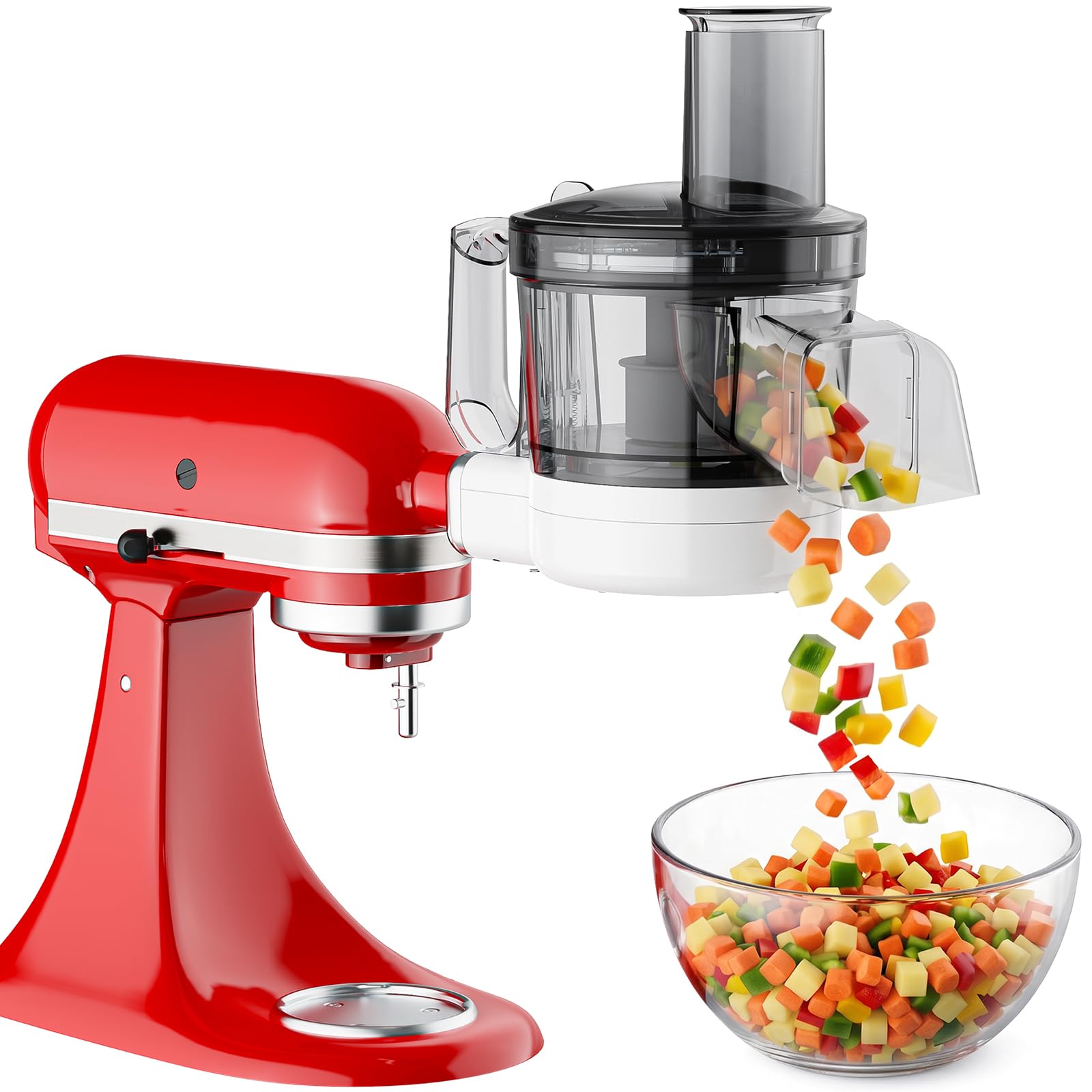 Food Processor Attachment for KitchenAid, 5-in-1