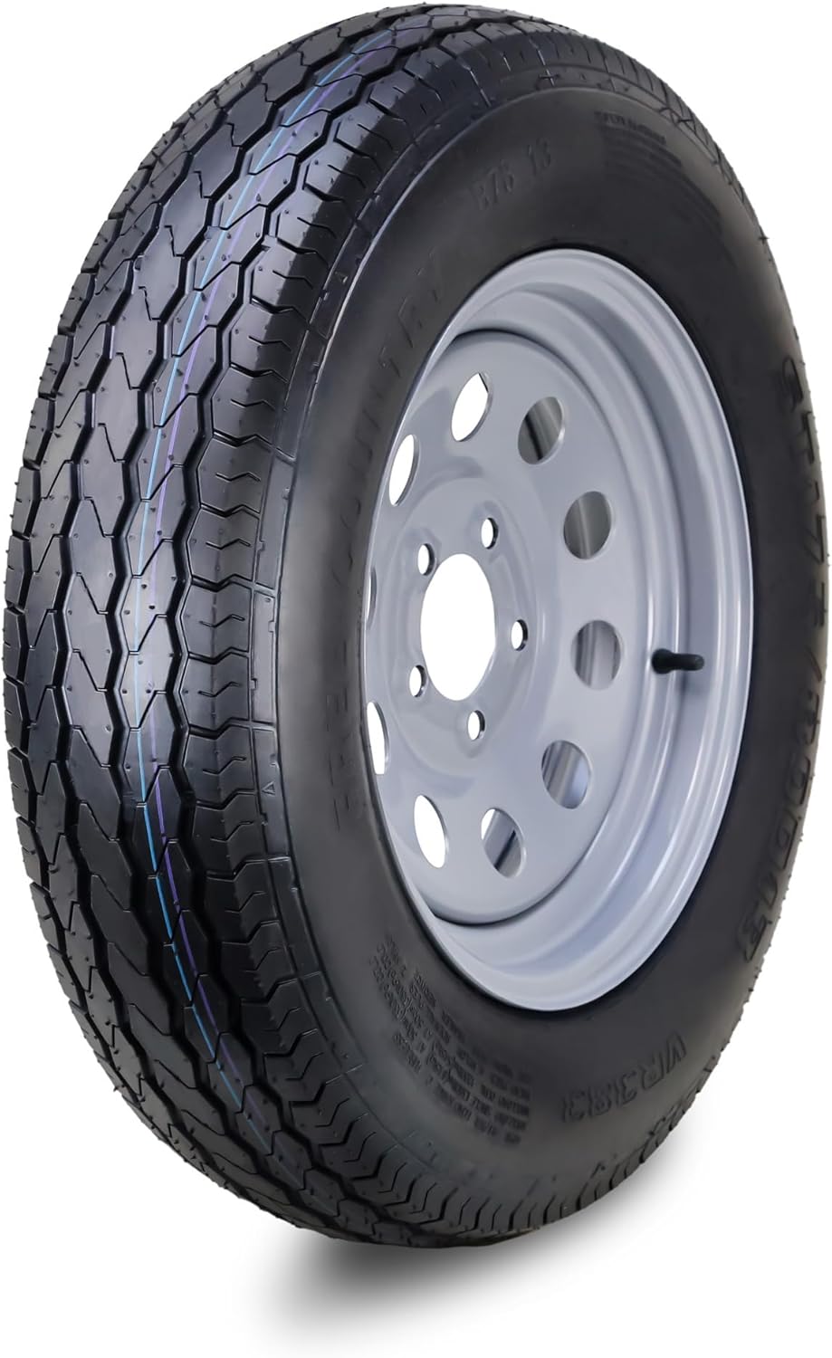 Free Country Trailer Tire Wheel Assembly ST205/75D14 6-Ply C 99L 5 Lug on 4.5" PCD Silver Mod Wheel