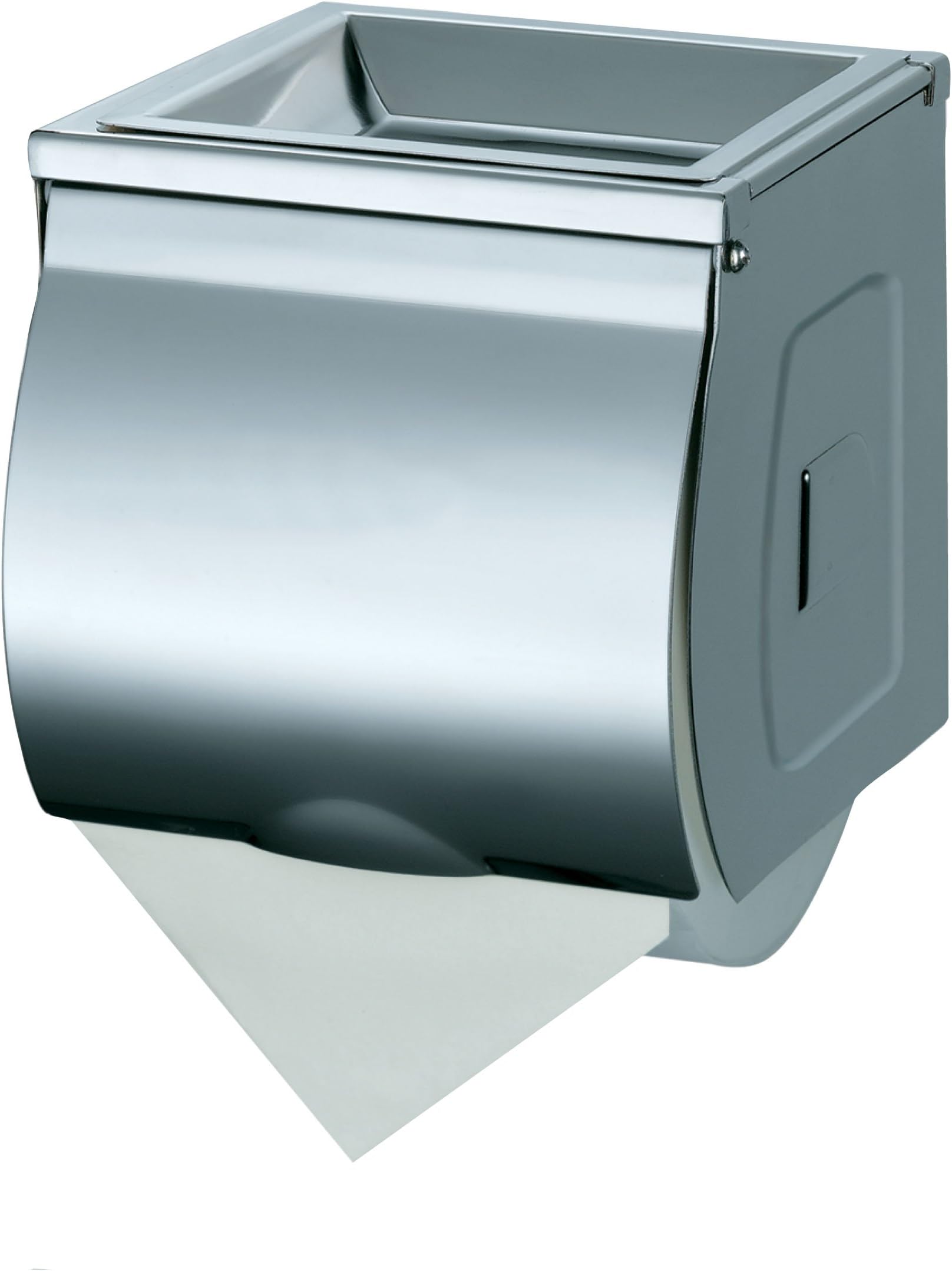 Stainless Steel Toilet Paper Holder - Loo Roll Dispenser - Single
