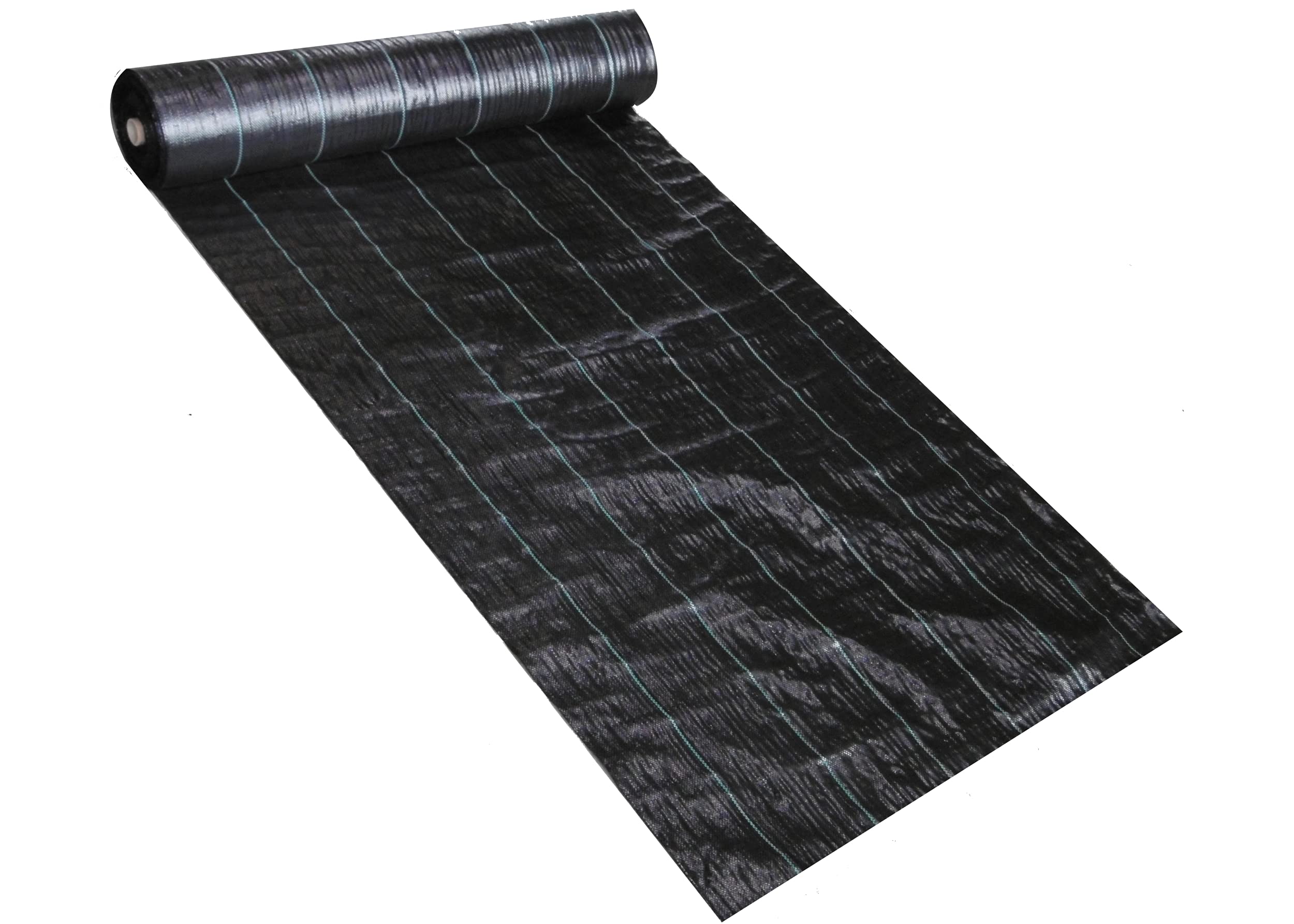 EXCOLO 100m² Schweres Bändchengewebe 150g/m² Unkrautplane wasserdurchlässig gegen Unkraut Unkrautvlies Gartenvlies mit UV-Schutz – Reißfeste Mulchfolie - Unkrautfolie (100m² (100m x 1m))